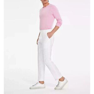 Tommy Hilfiger Mens Modern Fit Flat Front Pure Linen Pant White Size 36 X 34 NWT